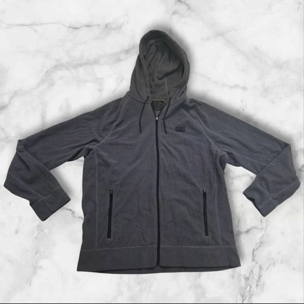 Abercrombie & Fitch Gray Full Zip Hoodie Jacket Men’s Size Large